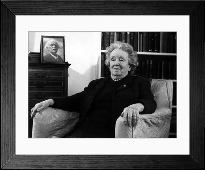 Framed Print : Dowager Countess Lloyd George of Dwyfor - She was the former Miss Frances Stevenson Framed Print : Dowager Countess Lloyd George of Dwyfor - She was the former Miss Frances Stevenson