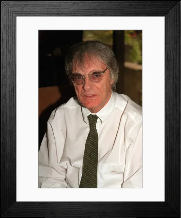 Framed Print : Bernie Ecclestone head of Formula one motor racing Framed Print : Bernie Ecclestone head of Formula one motor racing