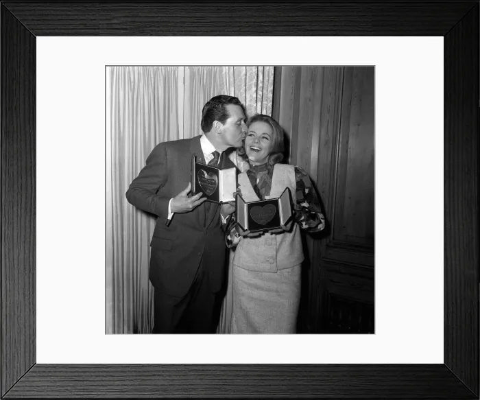 Framed Print : Variety Club Showbiz Awards 1964 Patrick MacNee Actor
