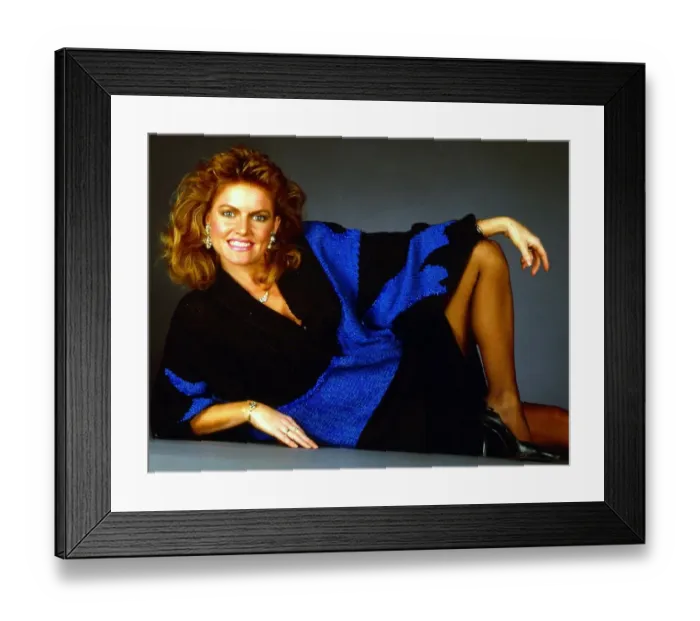 Framed Print : Beverley Neils actress and model February 1988