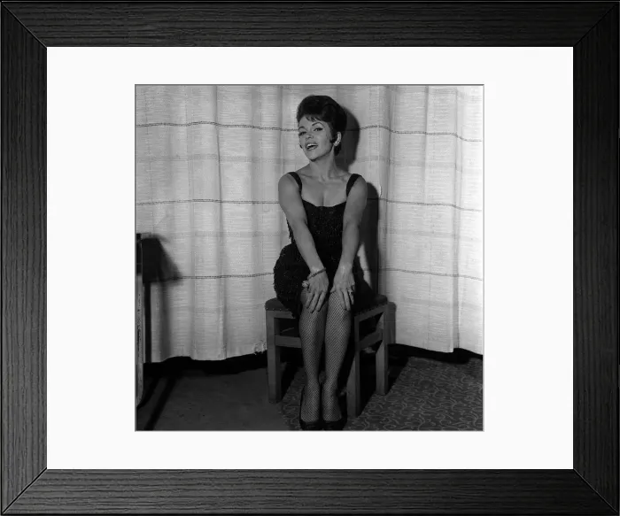 Framed Print : Eve Boswell Actress 1963 Eve Boswell 25 years in show business now appearing