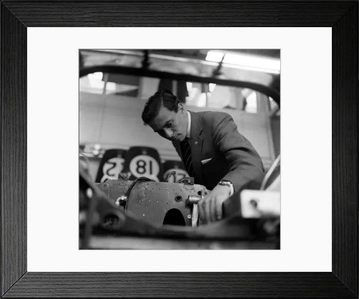 Framed Print : Jim Clark Motor Racing driver at Lotus July 1963 Racing Car Headquarters Framed Print : Jim Clark Motor Racing driver at Lotus July 1963 Racing Car Headquarters