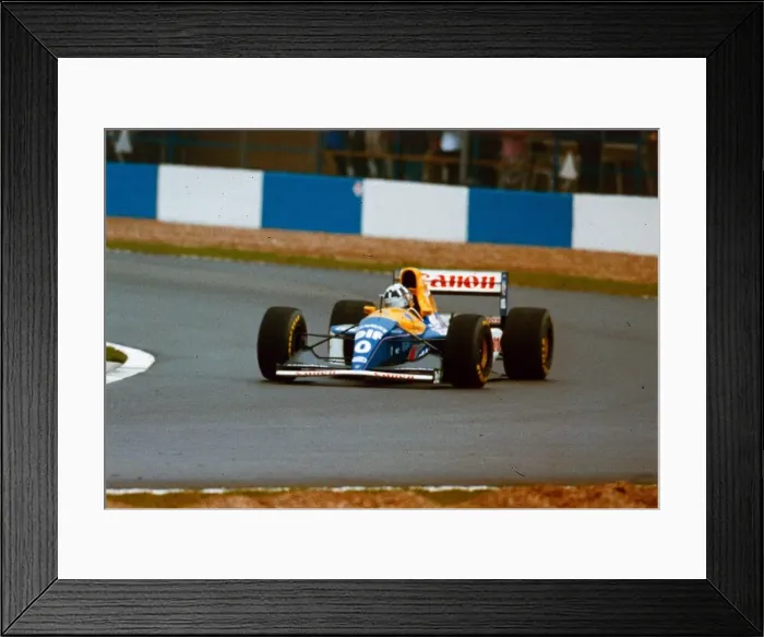 Framed Print : Damon Hill at the 1993 European Grand Prix Framed Print : Damon Hill at the 1993 European Grand Prix
