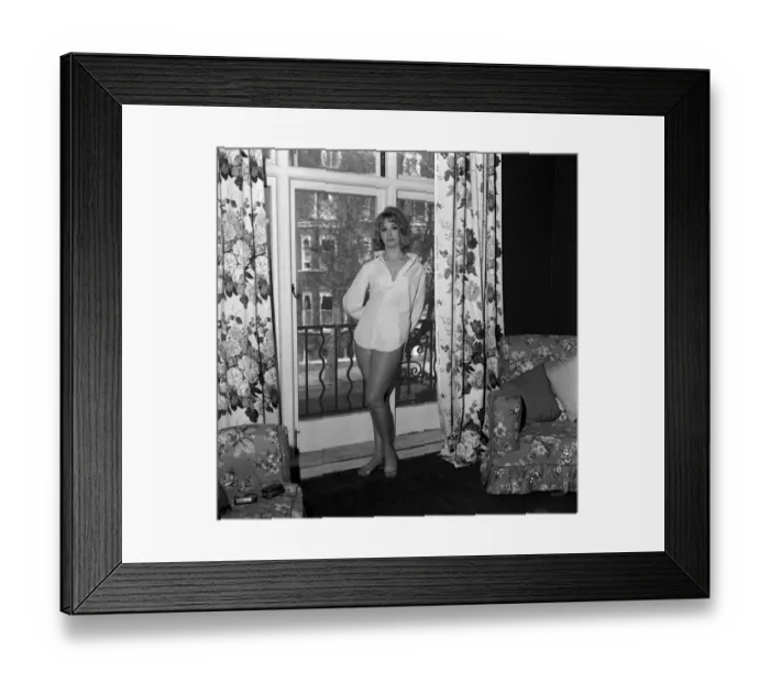 Framed Print : Nyree Dawn Porter 1965 the beautiful actress from New Zealand who will appear in ABC Framed Print : Nyree Dawn Porter 1965 the beautiful actress from New Zealand who will appear in ABC