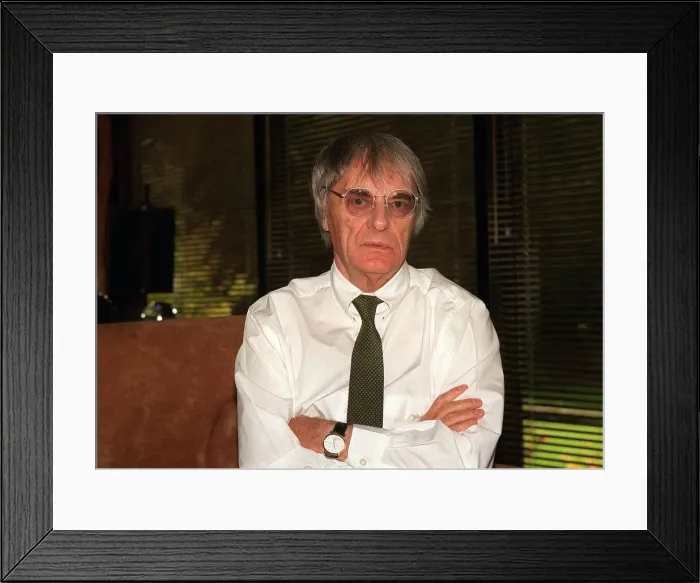 Framed Print : Bernie Ecclestone Formula one racing boss Framed Print : Bernie Ecclestone Formula one racing boss