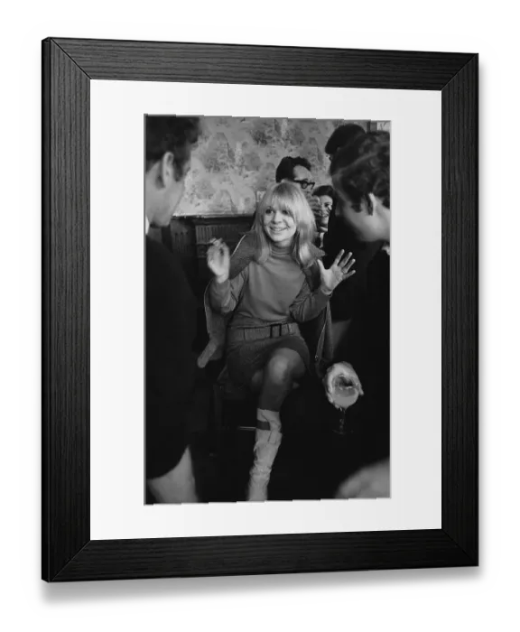 Framed Print : Actress Katy Manning aged 17 October 1965