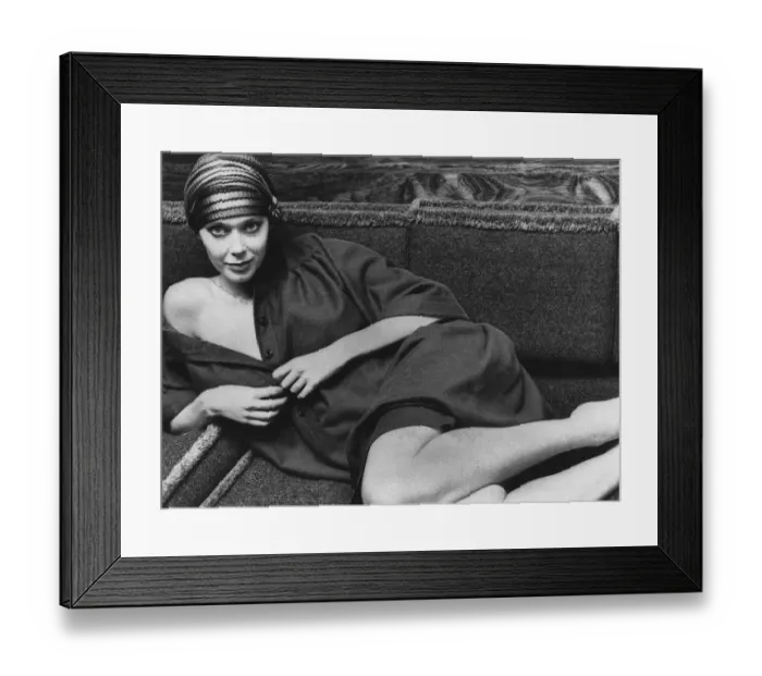 Framed Print : Sylvia Kristel Dutch actress 1974 Framed Print : Sylvia Kristel Dutch actress 1974