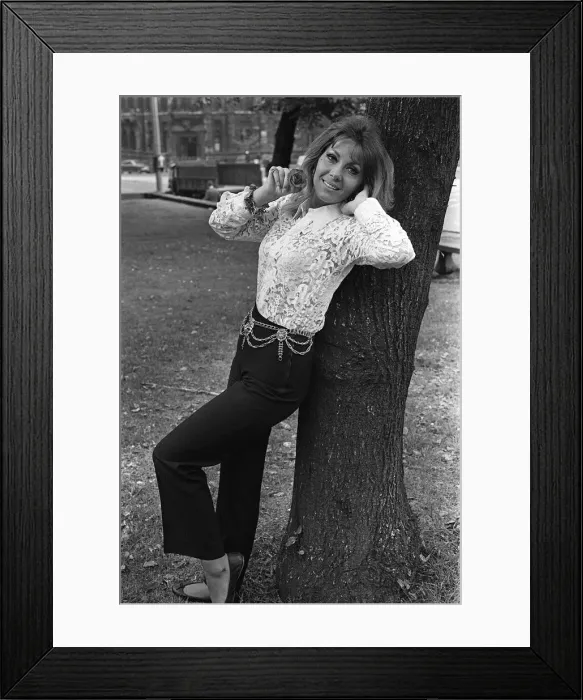 Framed Print : Actress Ingrid Pitt July 1969 Framed Print : Actress Ingrid Pitt July 1969