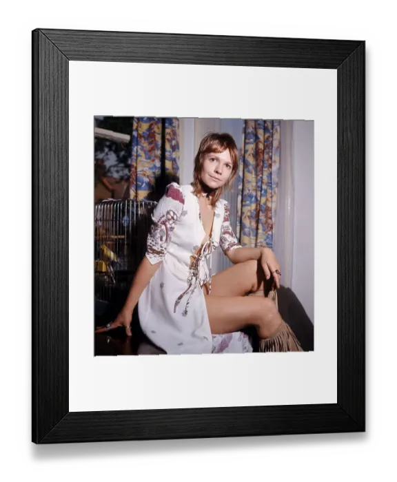 Framed Print : Actress Katy Manning 1971 played Doctor Who companion Jo Grant Framed Print : Actress Katy Manning 1971 played Doctor Who companion Jo Grant