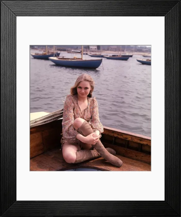 Framed Print : Actress Linda Hayden 1973