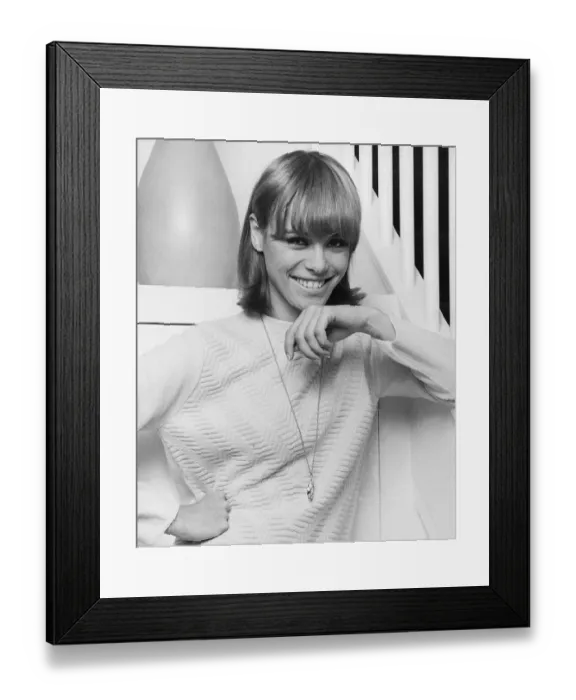 Framed Print : Anita Pallenberg German actress model 1965