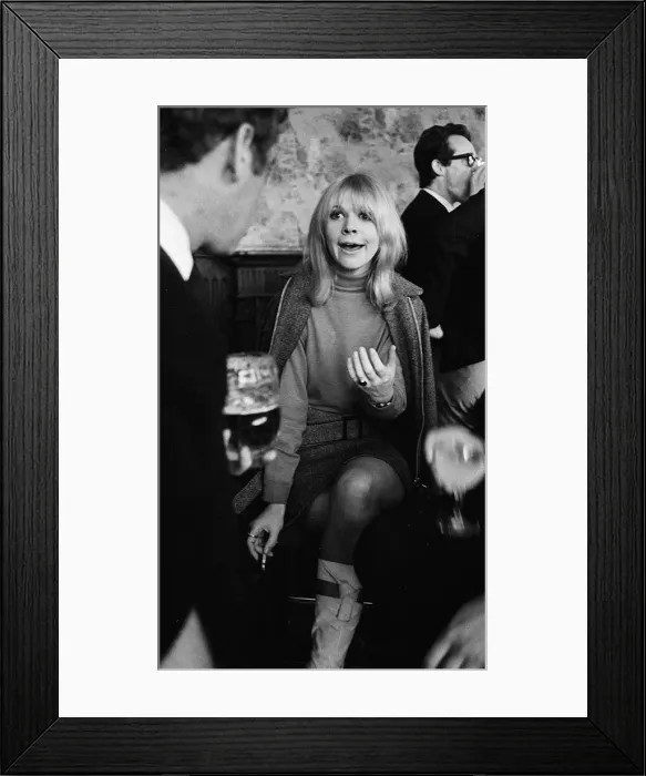 Framed Print : Actress Katy Manning aged 17 1965 Framed Print : Actress Katy Manning aged 17 1965