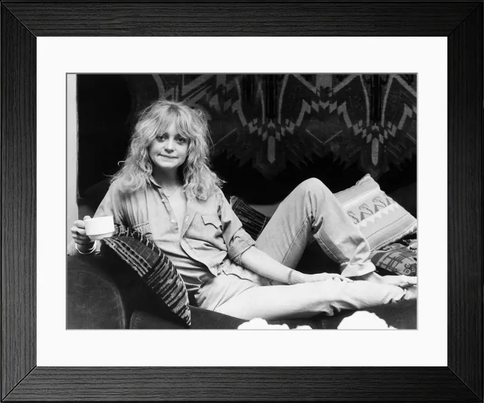 Framed Print : Goldie Hawn American actress February 1981 Framed Print : Goldie Hawn American actress February 1981