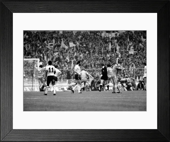 Framed Print : F. A. Cup Final. Manchester City 1 v. Tottenham Hotspur 1. May 1981 MF02-30-035 Framed Print : F. A. Cup Final. Manchester City 1 v. Tottenham Hotspur 1. May 1981 MF02-30-035