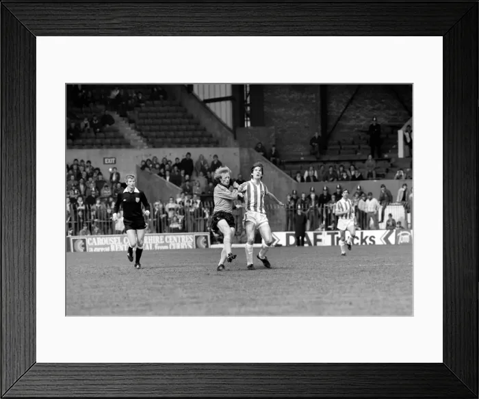 Framed Print : Stoke City 3 v. Wolverhampton Wanderers 2. Division One Football. May 1981 MF02-29-009 Framed Print : Stoke City 3 v. Wolverhampton Wanderers 2. Division One Football. May 1981 MF02-29-009