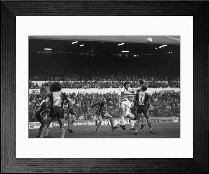 Framed Print : Leeds United 0 v. Southampton 3. Division One Football. January 1981 MF01-07-067 Framed Print : Leeds United 0 v. Southampton 3. Division One Football. January 1981 MF01-07-067