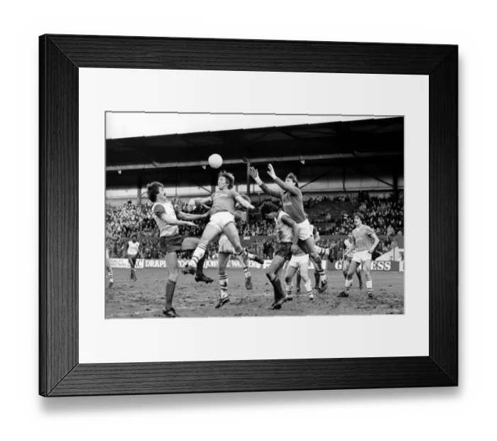 Framed Print : English FA Cup match Stoke City 0 v Everton 2 Goalkeeper Neville Southall