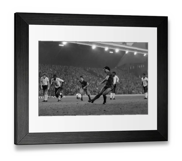 Framed Print : English League Division One match at Anfield Liverpool 5 v Notts County 0