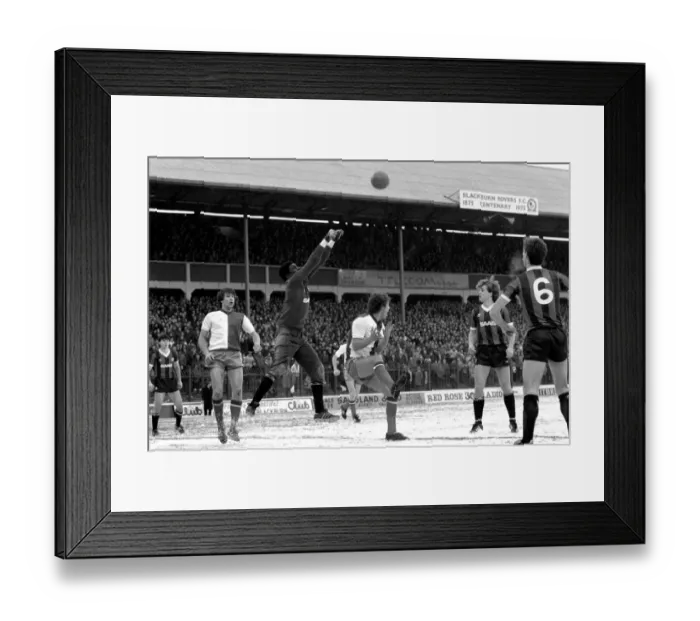 Framed Print : English League Division Two match at Ewood Park Blackburn Rovers 2 v Manchester Framed Print : English League Division Two match at Ewood Park Blackburn Rovers 2 v Manchester