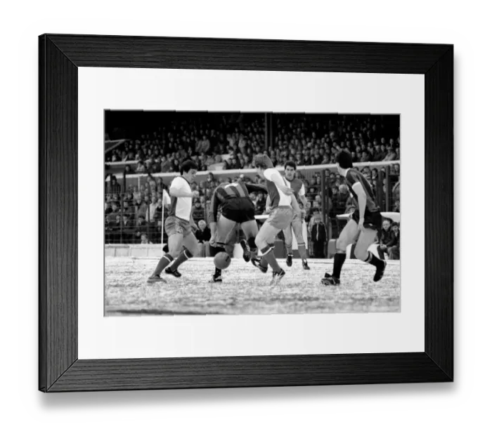 Framed Print : English League Division Two match at Ewood Park Blackburn Rovers 2 v Manchester