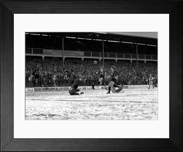 Framed Print : English League Division Two match at Ewood Park Blackburn Rovers 2 v Manchester Framed Print : English League Division Two match at Ewood Park Blackburn Rovers 2 v Manchester