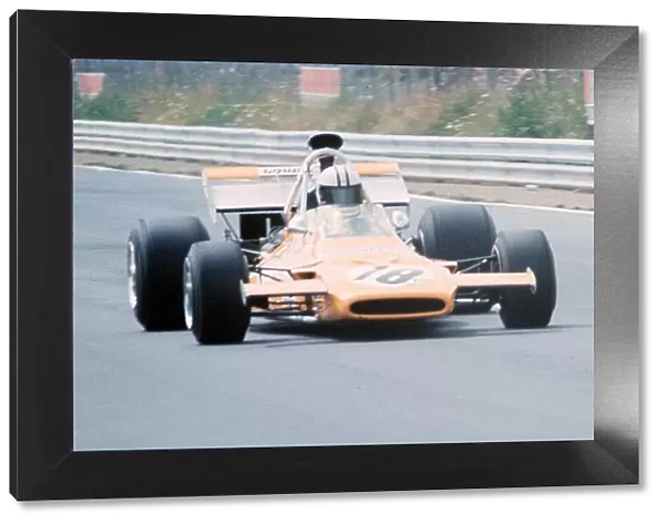 Denny Hulme motor racing driver 1971 McLaren Ford at German Grand Prix Nurburgring