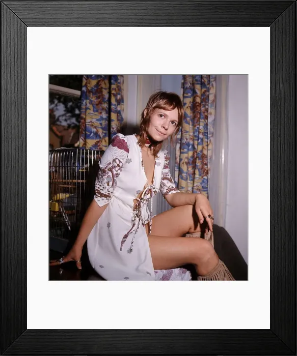 Framed Print : Actress Katy Manning 1971 played Doctor Who companion Jo Grant Framed Print : Actress Katy Manning 1971 played Doctor Who companion Jo Grant