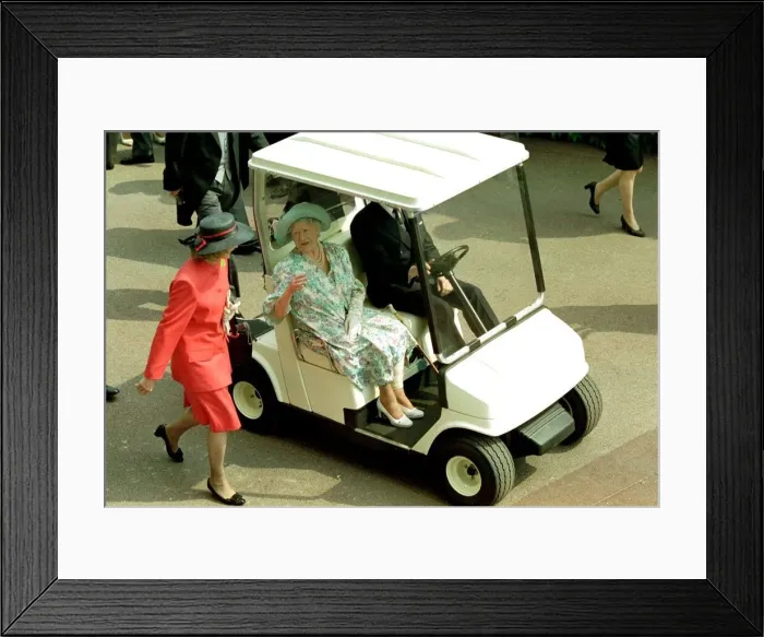 Framed Print : Queen Mother at Royal Ascot 1996 Framed Print : Queen Mother at Royal Ascot 1996