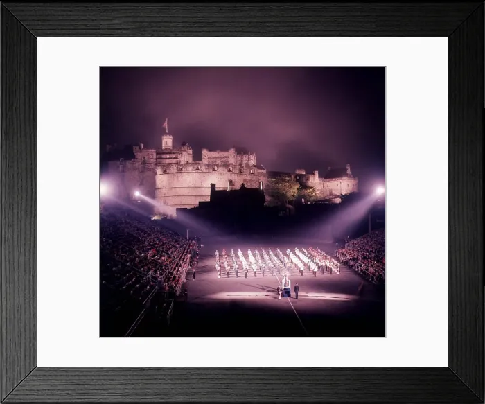 Framed Print : Searchlight Tattoo 17th of August 1964 Edinburgh Framed Print : Searchlight Tattoo 17th of August 1964 Edinburgh