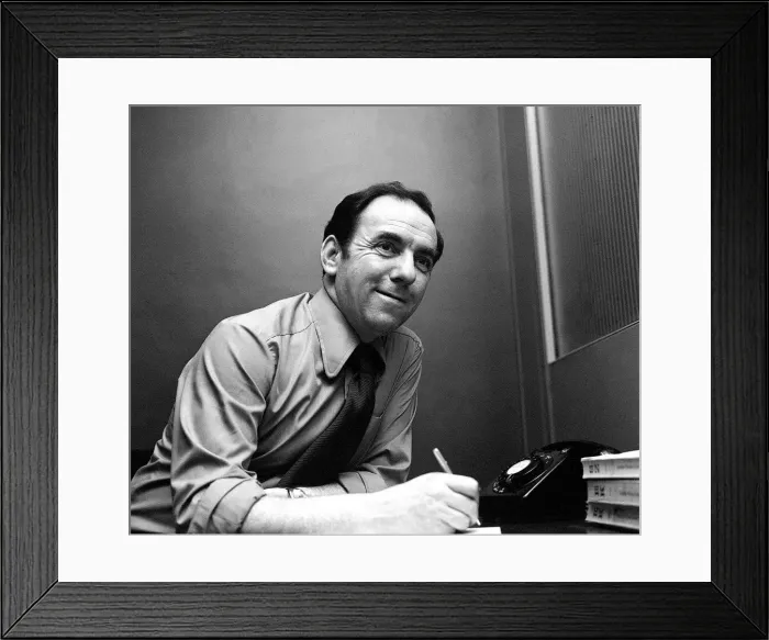 Framed Print : Ron Wills January 1975 sports writer for the Daily Mirror. Golf and boxing pundit Framed Print : Ron Wills January 1975 sports writer for the Daily Mirror. Golf and boxing pundit