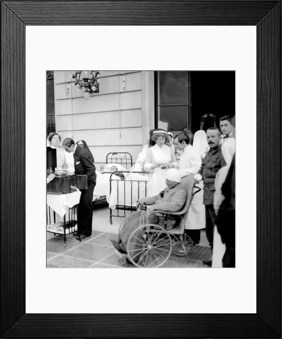 Framed Print : World War I Hospital Scene Framed Print : World War I Hospital Scene