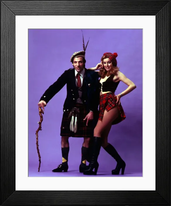 Framed Print : Peter Kelly with Carol Grant February 1976 Framed Print : Peter Kelly with Carol Grant February 1976