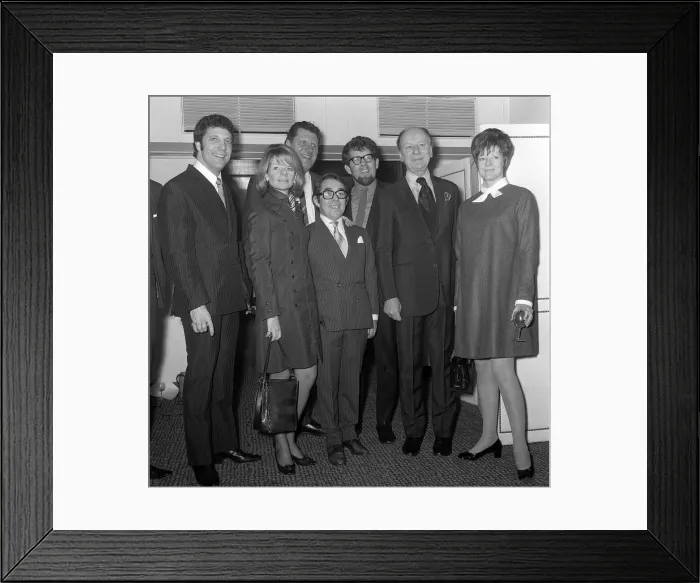 Framed Print : Variety Club of Great Britain Mar 1969 award winners at the Savoy Hotel Framed Print : Variety Club of Great Britain Mar 1969 award winners at the Savoy Hotel
