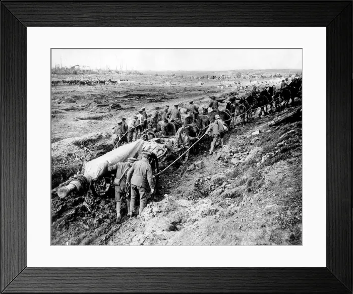 Framed Print : World War I October 1916 Members of the Royal Garrison Artillery Framed Print : World War I October 1916 Members of the Royal Garrison Artillery