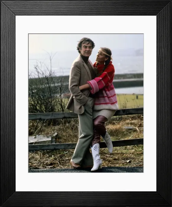 Framed Print : Richard Johnson with Marie Louise Nordland March 1982 Framed Print : Richard Johnson with Marie Louise Nordland March 1982