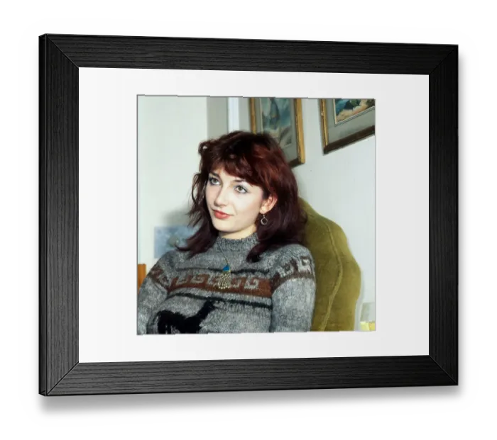 Framed Print : Kate Bush British pop singer December 1979 Framed Print : Kate Bush British pop singer December 1979