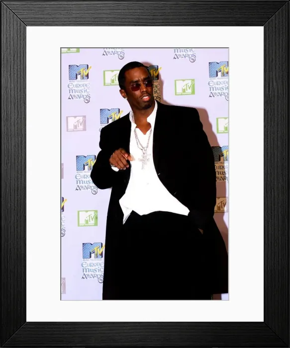 Framed Print : MTV Music awards November 1999 in Ireland, American rapper Puff Daddy Framed Print : MTV Music awards November 1999 in Ireland, American rapper Puff Daddy