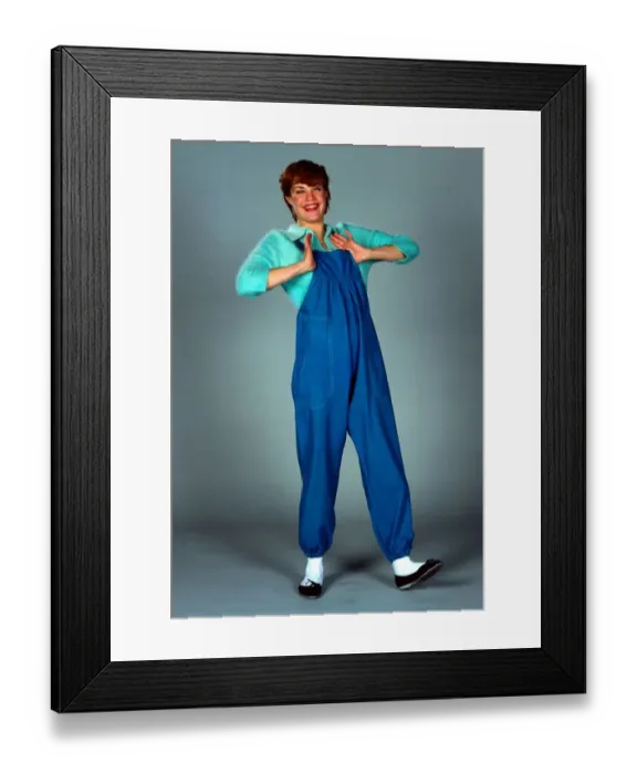 Framed Print : Robin Johnson actress March 1981 Framed Print : Robin Johnson actress March 1981