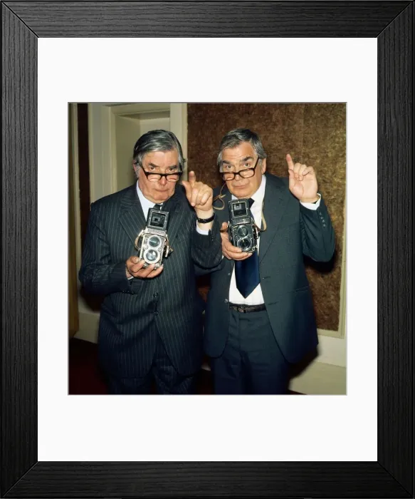 Framed Print : Harry Worth with Jack Johnstone May 1979 Framed Print : Harry Worth with Jack Johnstone May 1979