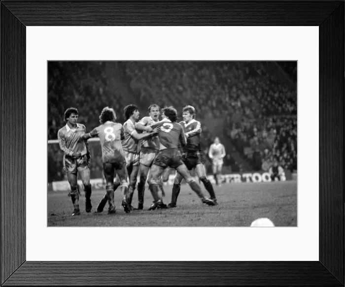 Framed Print : Manchester City 3 v. Middlesbrough 2. Division One Football. January 1981 MF01-13-032 Framed Print : Manchester City 3 v. Middlesbrough 2. Division One Football. January 1981 MF01-13-032