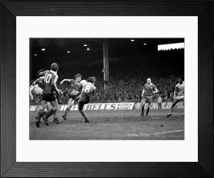 Framed Print : Manchester City 3 v. Middlesbrough 2. Division One Football. January 1981 MF01-13-028 Framed Print : Manchester City 3 v. Middlesbrough 2. Division One Football. January 1981 MF01-13-028