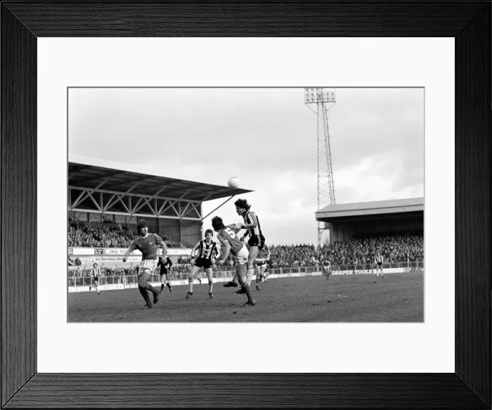 Framed Print : Wrexham 0 v. Newcastle 0. Division Two Football. January 1981 MF01-09-011