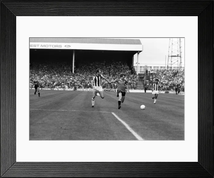 Framed Print : English League Division One match. West Bromich Albion 3 v Manchester United 1 Framed Print : English League Division One match. West Bromich Albion 3 v Manchester United 1