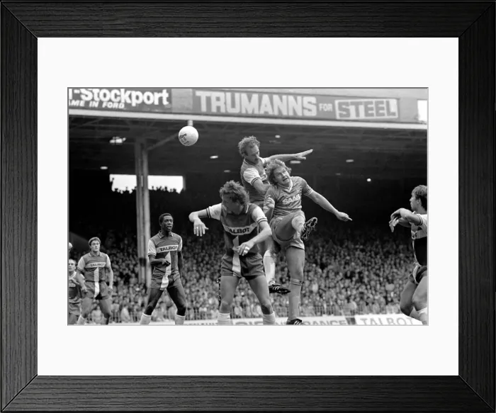Framed Print : English League Division One match at Maine Road Manchester City 3 v Coventry City 2