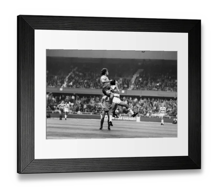 Framed Print : Wimbledon 1 v. Manchester United 0. Division One Football. November 1986 LF21-10-069 Framed Print : Wimbledon 1 v. Manchester United 0. Division One Football. November 1986 LF21-10-069