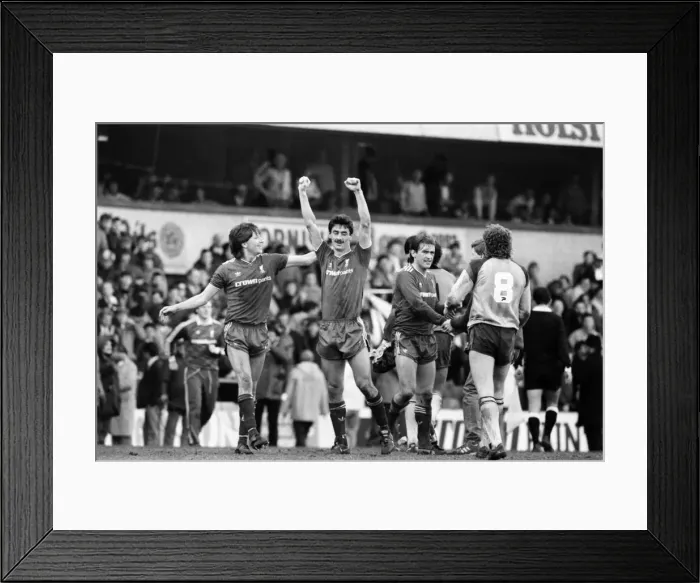 Framed Print : FA Cup Semi Final at White Hart Lane. Liverpool 2 v. Southampton 0. F A Cup