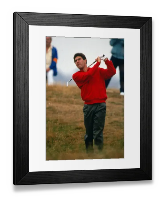 Framed Print : Jose Maria Olazabal in action September 1989 Framed Print : Jose Maria Olazabal in action September 1989