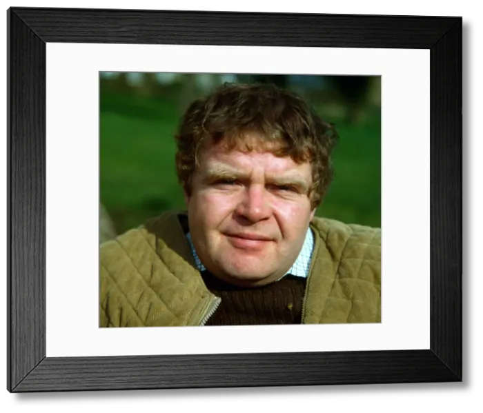 Framed Print : Geoffrey Hughes British actor April 1982 Framed Print : Geoffrey Hughes British actor April 1982