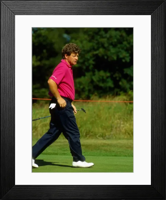 Framed Print : Ian Woosnam golfer walking along course July 1989 Framed Print : Ian Woosnam golfer walking along course July 1989