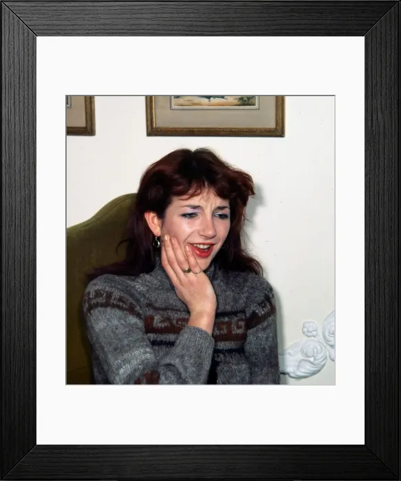 Framed Print : Kate Bush British pop singer December 1979 Framed Print : Kate Bush British pop singer December 1979